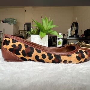 Tory Burch Leopard Print Ballet Flat